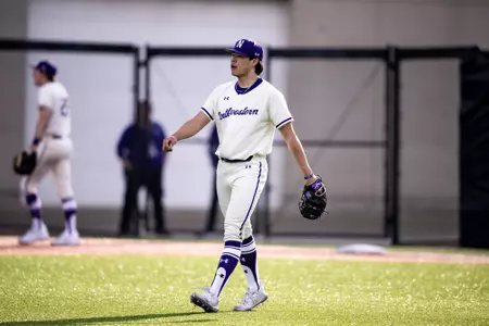 February 27, 2024, Evanston, IL: A game between Northwestern Baseball and Illinois State at Rocky and Berenice Miller Park in Evanston, IL on Tuesday, February 27, 2024. (Photo by Ryan Kuttler/Northwestern Athletics)