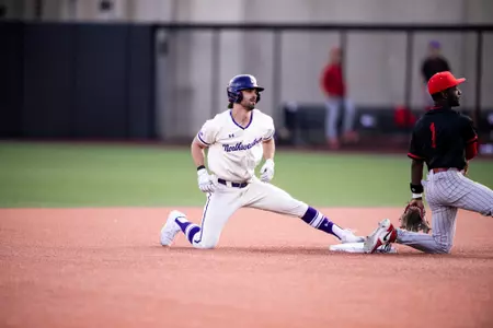 February 27, 2024, Evanston, IL: A game between Northwestern Baseball and Illinois State at Rocky and Berenice Miller Park in Evanston, IL on Tuesday, February 27, 2024. (Photo by Ryan Kuttler/Northwestern Athletics)