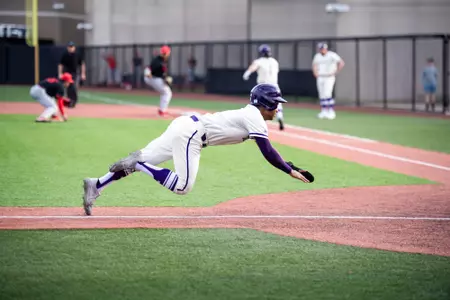 February 27, 2024, Evanston, IL: A game between Northwestern Baseball and Illinois State at Rocky and Berenice Miller Park in Evanston, IL on Tuesday, February 27, 2024. (Photo by Ryan Kuttler/Northwestern Athletics)