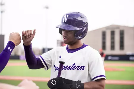 February 27, 2024, Evanston, IL: A game between Northwestern Baseball and Illinois State at Rocky and Berenice Miller Park in Evanston, IL on Tuesday, February 27, 2024. (Photo by Ryan Kuttler/Northwestern Athletics)