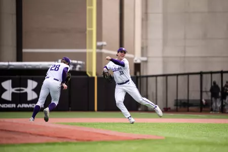 March 26, 2024, Evanston, IL: A game between Northwestern Baseball and Northern Illinois at Rocky and Berenice Miller Park in Evanston, IL on Tuesday, March 26, 2024. (Photo by Ryan Kuttler/Northwestern Athletics)