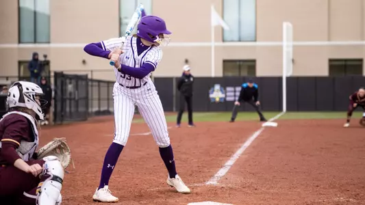 March 26, 2024, Evanston, IL: A game between Northwestern Softball and Loyola Chicago at Sharon J. Drysdale Field in Evanston, IL on Tuesday, March 26, 2024. (Photo by Ryan Kuttler/Northwestern Athletics)
