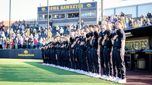 Northwestern Baseball at Iowa