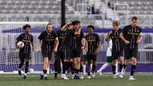 Men's Soccer Team Celebration