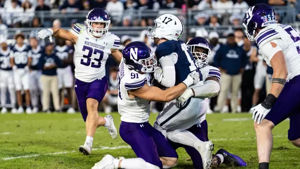 aidan hubbard fourth down stop at Penn State