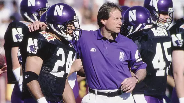 Darnell Autry Gary Barnett Rose Bowl 1995