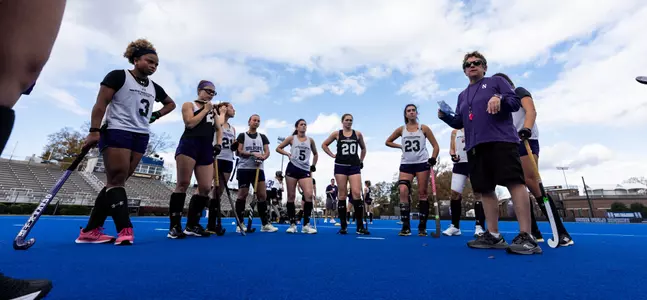 NUFHCats at NCAA F Practice