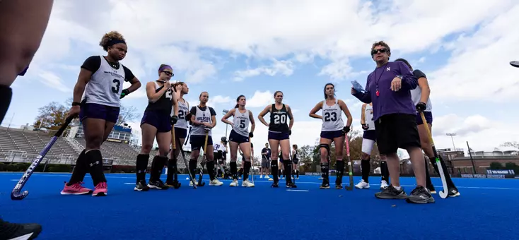 NUFHCats at NCAA F Practice