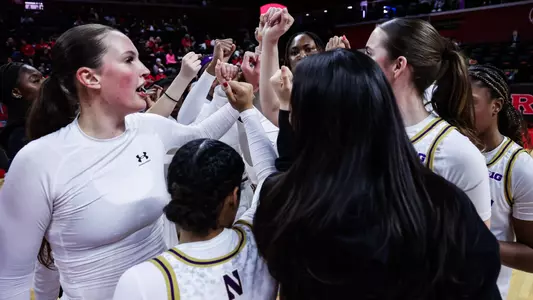 Women's Basketball Team Huddle