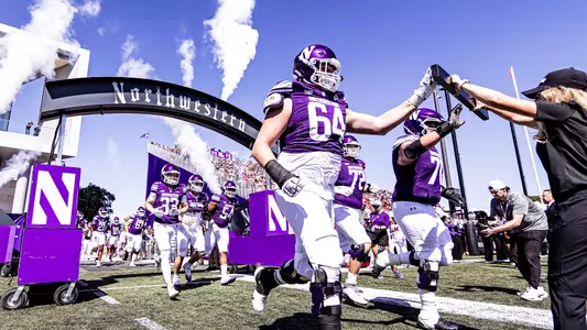 August 31, 2024, Evanston, IL: A game between Northwestern Football and Miami Ohio at Northwestern Medicine Field at Martin Stadium in Evanston, IL on Saturday, August 31, 2024. (Photo by Griffin Quinn/Northwestern Athletics)