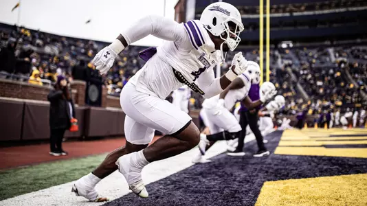 November 23, 2024, Evanston, IL: A game between Northwestern Football and Michigan at Michigan Stadium in Ann Arbor, MI on Saturday, November 23, 2024. (Photo by Griffin Quinn/Northwestern Athletics)