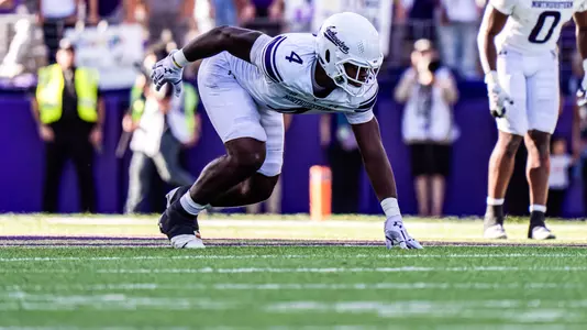 September 21, 2024, Seattle, WA: A game between Northwestern Football and Washington at Husky Stadium in Seattle, WA on Saturday, September 21, 2024. (Photo by Mary Grace Grabill/Northwestern Athletics)