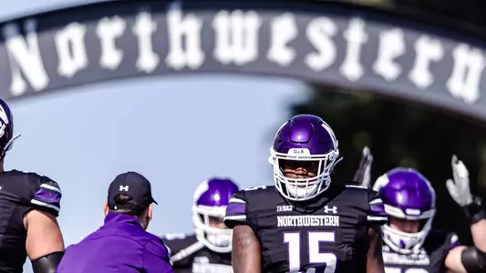 October 5, 2024, Evanston, IL: A game between Northwestern Football and Indiana at Northwestern Medicine Field at Martin Stadium in Evanston, IL on Saturday, October 5, 2024. (Photo by Ryan Kuttler/Northwestern Athletics)