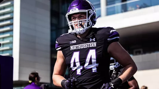 October 5, 2024, Evanston, IL: A game between Northwestern Football and Indiana at Northwestern Medicine Field at Martin Stadium in Evanston, IL on Saturday, October 5, 2024. (Photo by Mary Grace Grabill/Northwestern Athletics)