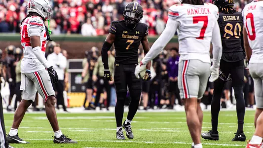 November 16, 2024, Chicago, IL: A game between Northwestern Football and Ohio State at Wrigley Field in Chicago, IL on Saturday, November 16, 2024. (Photo by Ryan Kuttler/Northwestern Athletics)