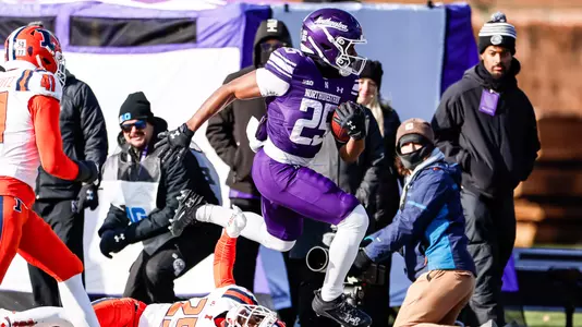 November 30, 2024, Chicago, IL: A game between Northwestern Football and Illinois at Wrigley Field in Chicago, IL on Saturday, November 30, 2024. (Photo by Bailey Black/Northwestern Athletics)