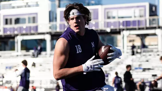 October 19, 2024, Evanston, IL: A game between Northwestern Football and Wisconsin at Northwestern Medicine Field at Martin Stadium in Evanston, IL on Saturday, October 19, 2024. (Photo by Ryan Kuttler/Northwestern Athletics)