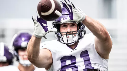August 17, 2024, Evanston, IL: Northwestern Football practices during Fall Camp at Northwestern Medicine Field at Martin Stadium in Evanston, IL on Saturday, August 17, 2024. (Photo by Griffin Quinn/Northwestern Athletics)