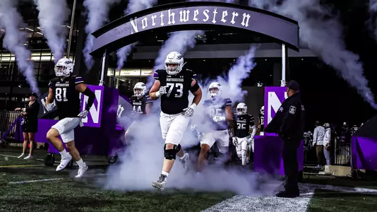 September 6, 2024, Evanston, IL: A game between Northwestern Football and Duke at Northwestern Medicine Field at Martin Stadium in Evanston, IL on Friday, September 6, 2024. (Photo by Mary Grace Grabill/Northwestern Athletics)
