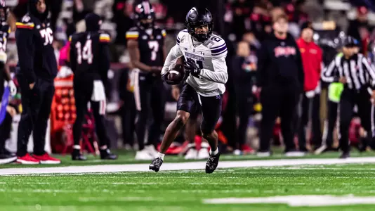 October 11, 2024, College Park, MD: A game between Northwestern Football and Maryland at SECU Stadium in College Park, MD on Friday, October 11, 2024. (Photo by Ryan Kuttler/Northwestern Athletics)
