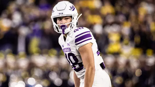 November 23, 2024, Evanston, IL: A game between Northwestern Football and Michigan at Michigan Stadium in Ann Arbor, MI on Saturday, November 23, 2024. (Photo by Griffin Quinn/Northwestern Athletics)