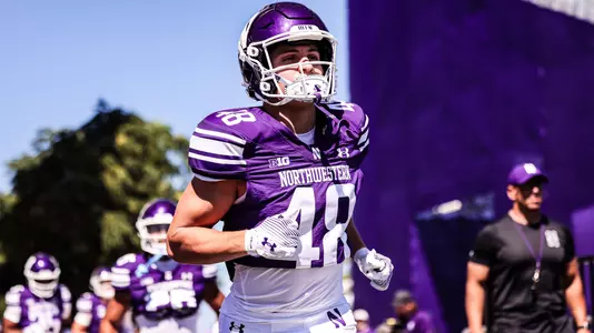 August 31, 2024, Evanston, IL: A game between Northwestern Football and Miami Ohio at Northwestern Medicine Field at Martin Stadium in Evanston, IL on Saturday, August 31, 2024. (Photo by Mary Grace Grabill/Northwestern Athletics)