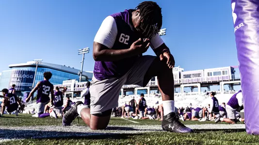 October 19, 2024, Evanston, IL: A game between Northwestern Football and Wisconsin at Northwestern Medicine Field at Martin Stadium in Evanston, IL on Saturday, October 19, 2024. (Photo by Ryan Kuttler/Northwestern Athletics)
