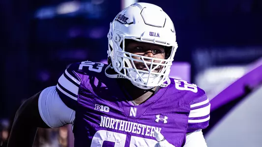 October 19, 2024, Evanston, IL: A game between Northwestern Football and Wisconsin at Northwestern Medicine Field at Martin Stadium in Evanston, IL on Saturday, October 19, 2024. (Photo by Mary Grace Grabill/Northwestern Athletics)