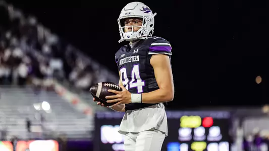 September 6, 2024, Evanston, IL: A game between Northwestern Football and Duke at Northwestern Medicine Field at Martin Stadium in Evanston, IL on Friday, September 6, 2024. (Photo by Mary Grace Grabill/Northwestern Athletics)