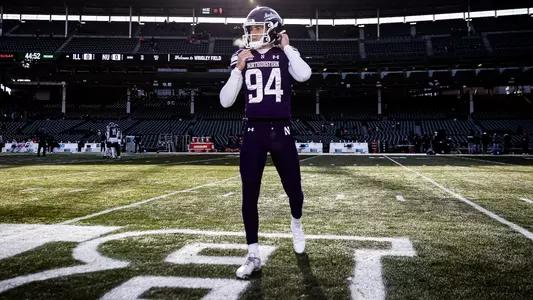 November 30, 2024, Chicago, IL: A game between Northwestern Football and Illinois at Wrigley Field in Chicago, IL on Saturday, November 30, 2024. (Photo by Griffin Quinn/Northwestern Athletics)