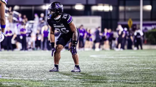 September 14, 2024, Evanston, IL: A game between Northwestern Football and Eastern Illinois at Northwestern Medicine Field at Martin Stadium in Evanston, IL on Saturday, September 14, 2024. (Photo by Mary Grace Grabill/Northwestern Athletics)