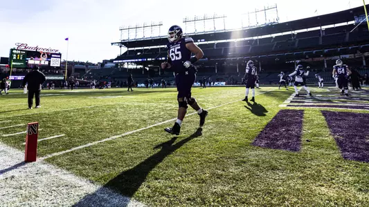 November 30, 2024, Chicago, IL: A game between Northwestern Football and Illinois at Wrigley Field in Chicago, IL on Saturday, November 30, 2024. (Photo by Mary Grace Grabill/Northwestern Athletics)