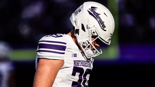 September 21, 2024, Seattle, WA: A game between Northwestern Football and Washington at Husky Stadium in Seattle, WA on Saturday, September 21, 2024. (Photo by Griffin Quinn/Northwestern Athletics)