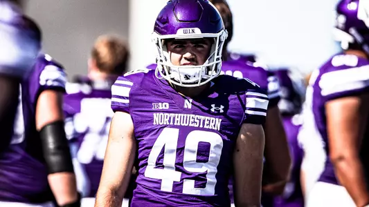 August 31, 2024, Evanston, IL: A game between Northwestern Football and Miami Ohio at Northwestern Medicine Field at Martin Stadium in Evanston, IL on Saturday, August 31, 2024. (Photo by Griffin Quinn/Northwestern Athletics)