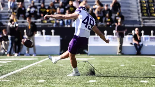 October 26, 2024, Iowa City, IA: A game between Northwestern Football and Iowa at Kinnick Stadium in Iowa City, IA on Saturday, October 26, 2024. (Photo by Joshua Sukoff/Northwestern Athletics)