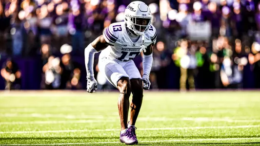 September 21, 2024, Seattle, WA: A game between Northwestern Football and Washington at Husky Stadium in Seattle, WA on Saturday, September 21, 2024. (Photo by Griffin Quinn/Northwestern Athletics)