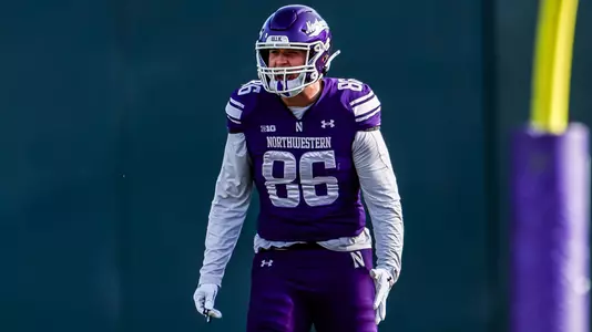 November 30, 2024, Chicago, IL: A game between Northwestern Football and Illinois at Wrigley Field in Chicago, IL on Saturday, November 30, 2024. (Photo by Bailey Black/Northwestern Athletics)