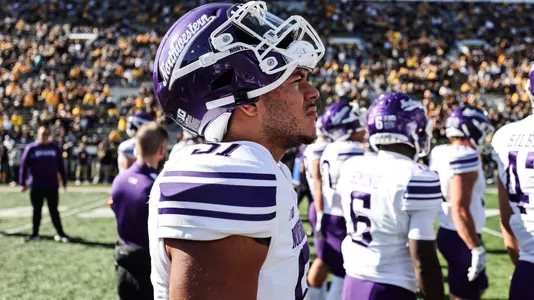 October 26, 2024, Iowa City, IA: A game between Northwestern Football and Iowa at Kinnick Stadium in Iowa City, IA on Saturday, October 26, 2024. (Photo by Joshua Sukoff/Northwestern Athletics)