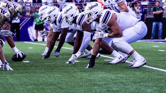 September 21, 2024, Seattle, WA: A game between Northwestern Football and Washington at Husky Stadium in Seattle, WA on Saturday, September 21, 2024. (Photo by Mary Grace Grabill/Northwestern Athletics)