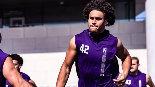 October 5, 2024, Evanston, IL: A game between Northwestern Football and Indiana at Northwestern Medicine Field at Martin Stadium in Evanston, IL on Saturday, October 5, 2024. (Photo by Mary Grace Grabill/Northwestern Athletics)