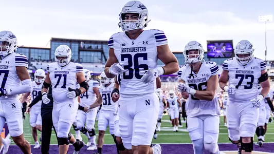September 21, 2024, Seattle, WA: A game between Northwestern Football and Washington at Husky Stadium in Seattle, WA on Saturday, September 21, 2024. (Photo by Mary Grace Grabill/Northwestern Athletics)