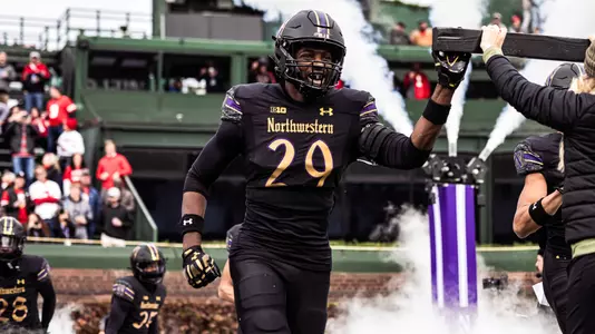 November 16, 2024, Chicago, IL: A game between Northwestern Football and Ohio State at Wrigley Field in Chicago, IL on Saturday, November 16, 2024. (Photo by Ryan Kuttler/Northwestern Athletics)