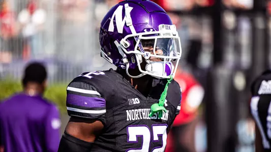 October 5, 2024, Evanston, IL: A game between Northwestern Football and Indiana at Northwestern Medicine Field at Martin Stadium in Evanston, IL on Saturday, October 5, 2024. (Photo by Mary Grace Grabill/Northwestern Athletics)