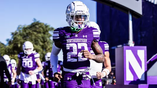 October 19, 2024, Evanston, IL: A game between Northwestern Football and Wisconsin at Northwestern Medicine Field at Martin Stadium in Evanston, IL on Saturday, October 19, 2024. (Photo by Mary Grace Grabill/Northwestern Athletics)