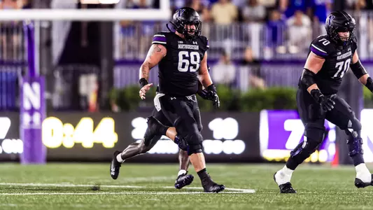 September 14, 2024, Evanston, IL: A game between Northwestern Football and Eastern Illinois at Northwestern Medicine Field at Martin Stadium in Evanston, IL on Saturday, September 14, 2024. (Photo by Ryan Kuttler/Northwestern Athletics)