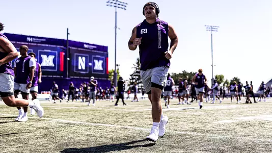 August 31, 2024, Evanston, IL: A game between Northwestern Football and Miami Ohio at Northwestern Medicine Field at Martin Stadium in Evanston, IL on Saturday, August 31, 2024. (Photo by Griffin Quinn/Northwestern Athletics)