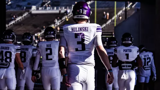 November 2, 2024, West Lafayette, IN: A game between Northwestern Football and Purdue at Ross-Ade Stadium in West Lafayette, IN on Saturday, November 2, 2024. (Photo by Ryan Kuttler/Northwestern Athletics)