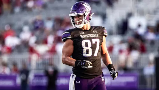 October 5, 2024, Evanston, IL: A game between Northwestern Football and Indiana at Northwestern Medicine Field at Martin Stadium in Evanston, IL on Saturday, October 5, 2024. (Photo by Griffin Quinn/Northwestern Athletics)