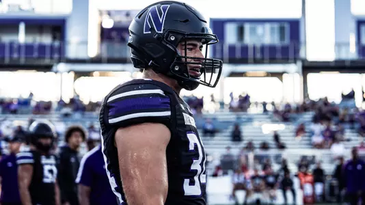 September 14, 2024, Evanston, IL: A game between Northwestern Football and Eastern Illinois at Northwestern Medicine Field at Martin Stadium in Evanston, IL on Saturday, September 14, 2024. (Photo by Ryan Kuttler/Northwestern Athletics)