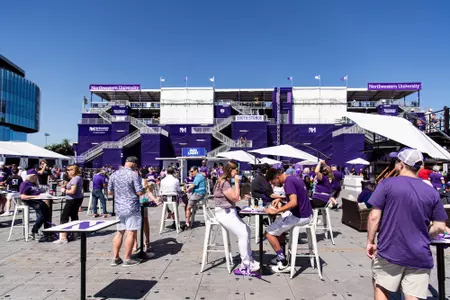 August 31, 2024, Evanston, IL: A game between Northwestern Football and Miami Ohio at Northwestern Medicine Field at Martin Stadium in Evanston, IL on Saturday, August 31, 2024. (Photo by Ryan Kuttler/Northwestern Athletics)